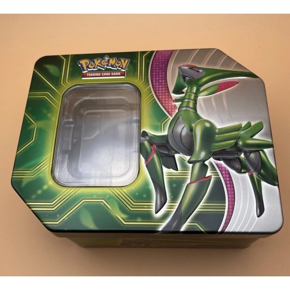 Pokémon Paradox Clash Tin Iron Leaves - Empty Collector Tin with Insert-No cards